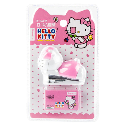 Sanrio Hello Kitty Staplers Set – Kawaii Cartoon Stationery for Students