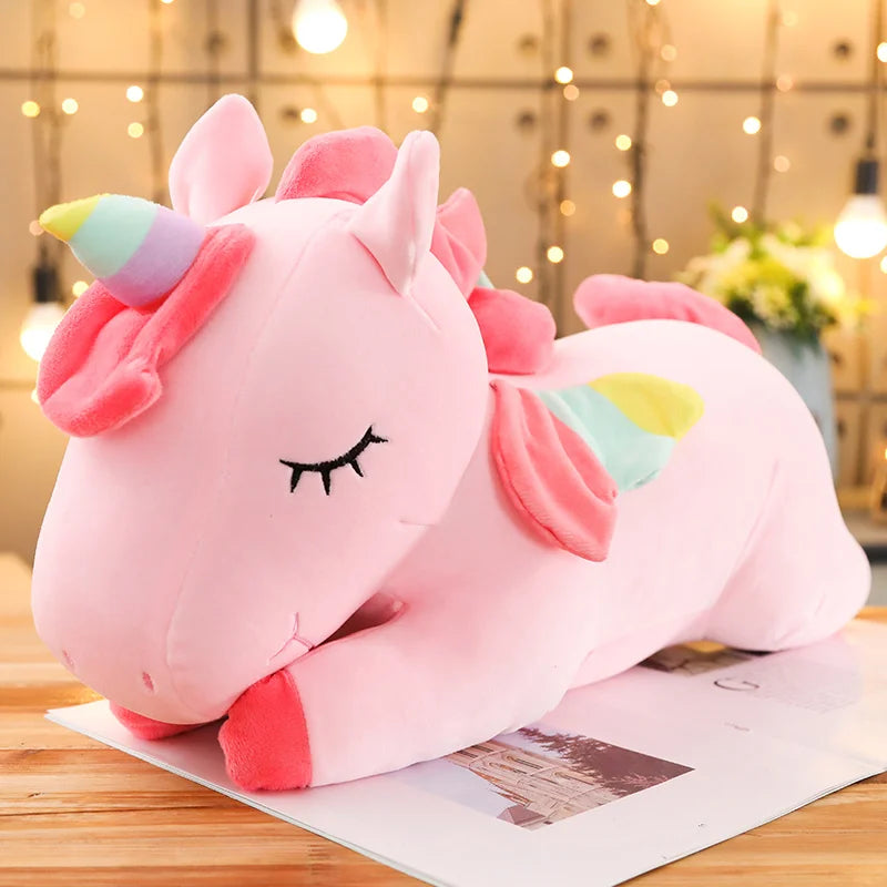 Kawaii Giant Unicorn Plush Toy – Soft Stuffed Animal for Kids - Image 7