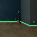 Luminous Band Baseboard Wall Stickers – Glow-In-The-Dark Home Decor