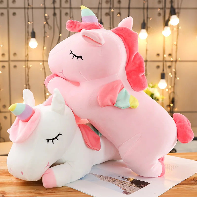 Kawaii Giant Unicorn Plush Toy – Soft Stuffed Animal for Kids - Image 4