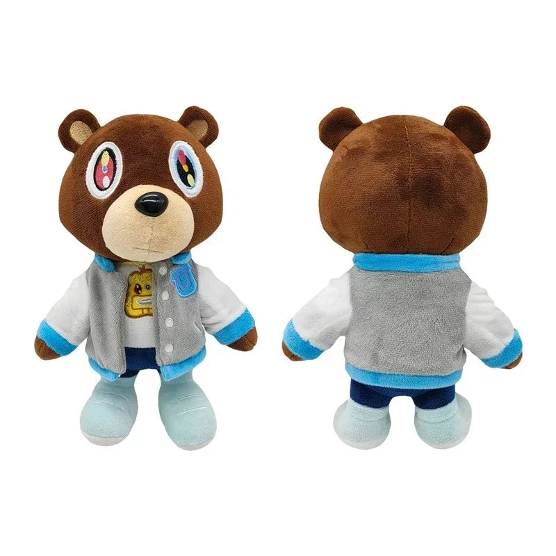 Kawaii Kanye Dropout Bear Plush – Soft and Stylish Room Decor