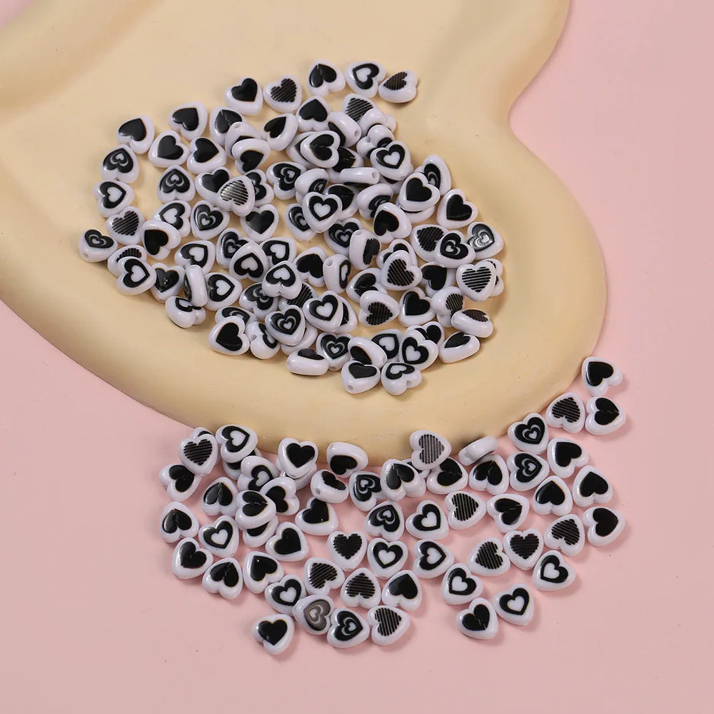 Adorn Your Creations with 10pcs I Love You Heart Beads - Image 6