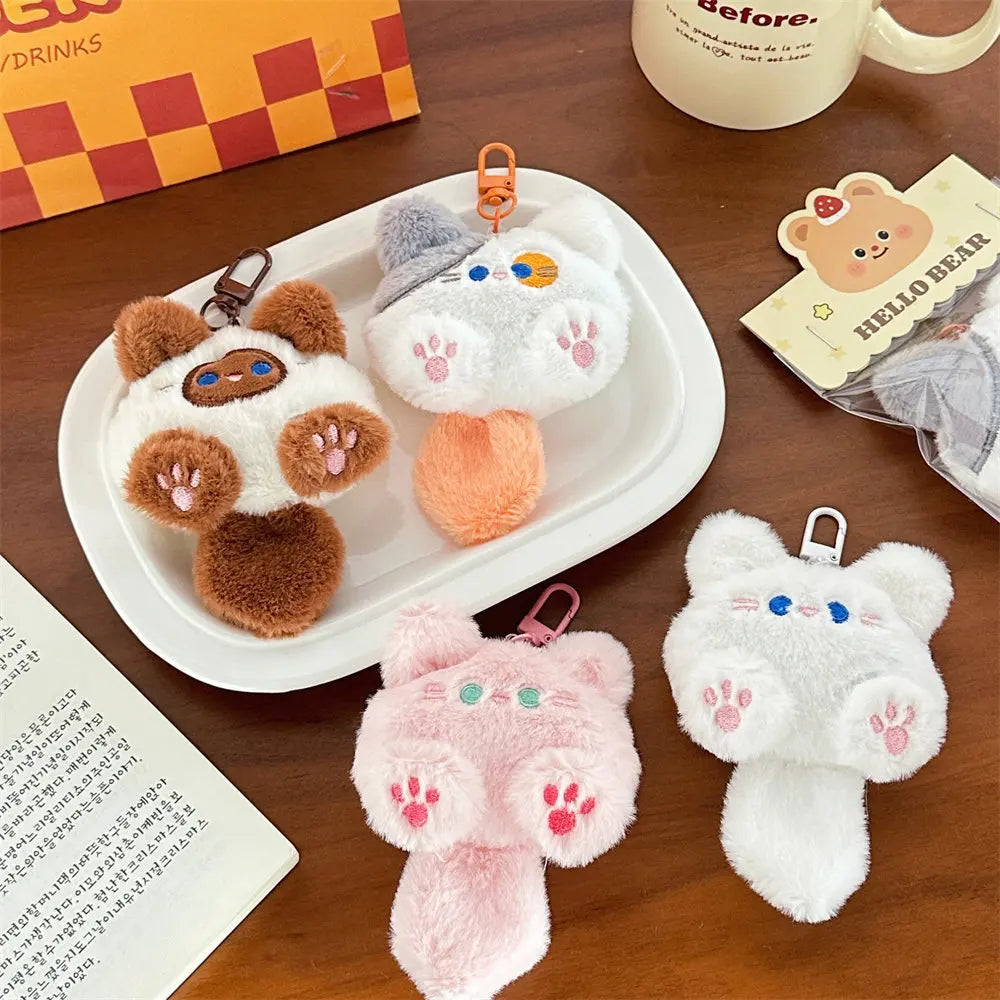 Cute Plush Cat Doll Pendant - Image 4