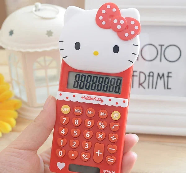 Kawaii Hello Kitty Portable Calculator – Cute Sanrio Gadget for Girls - Image 8