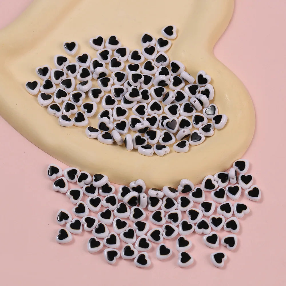 Adorn Your Creations with 10pcs I Love You Heart Beads - Image 9