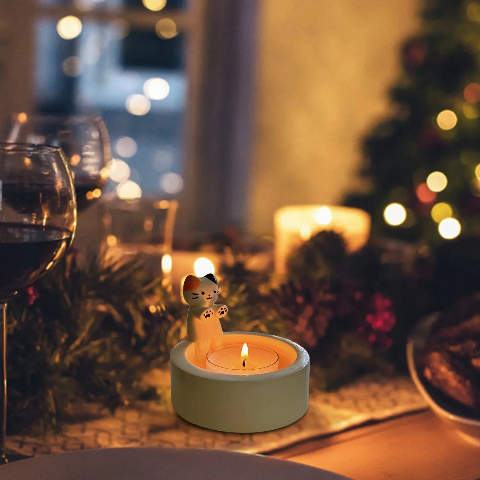 Cute Cat Candlestick - Image 4