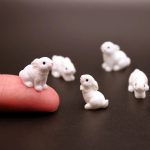 Mini Resin Rabbit Figurines