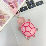Cute Glow-in-the-Dark Turtle Keychain