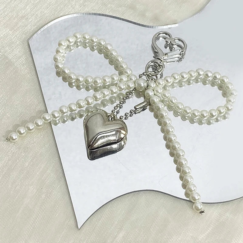 Delicate Handmade Beaded Keychain - Image 5