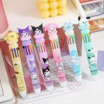 Sanrio 10-Color Ballpoint Pen Set – Kawaii Stationery