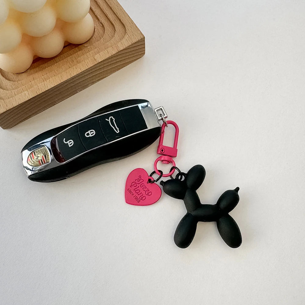 Cute Acrylic Cartoon Balloon Dog Keychains – Y2K Bag Pendant - Image 14