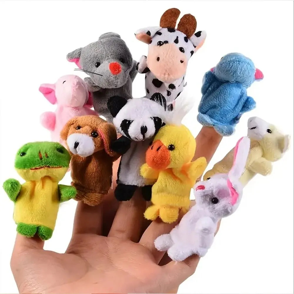 Cartoon Hand Doll Finger Puppet Set – Plush Toys for Early Education - Image 5