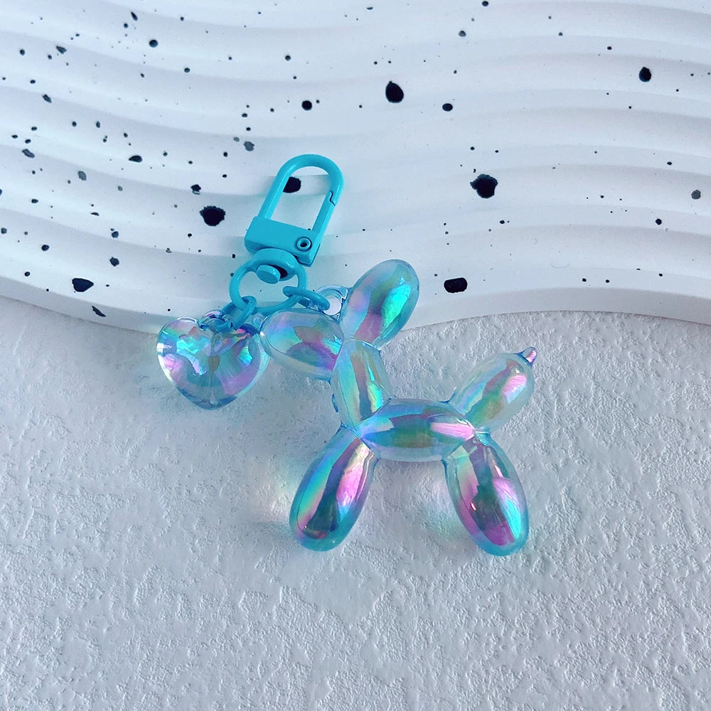 Cute Acrylic Cartoon Balloon Dog Keychains – Y2K Bag Pendant - Image 16
