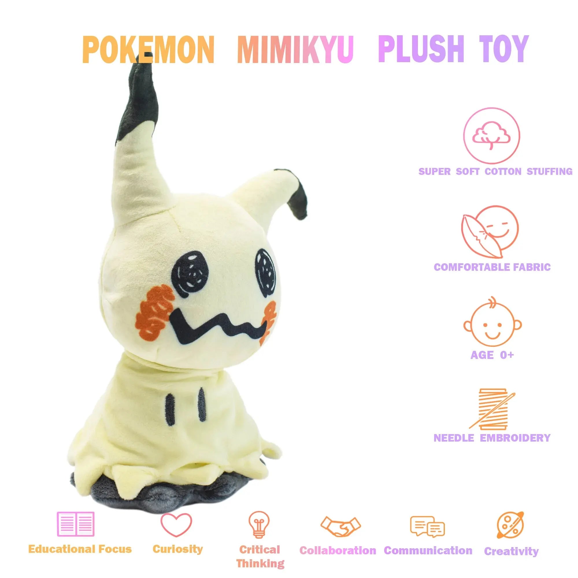 Mimikyu & Eevee Plush Toys – Perfect Gifts for Kids and Anime Fans - Image 5