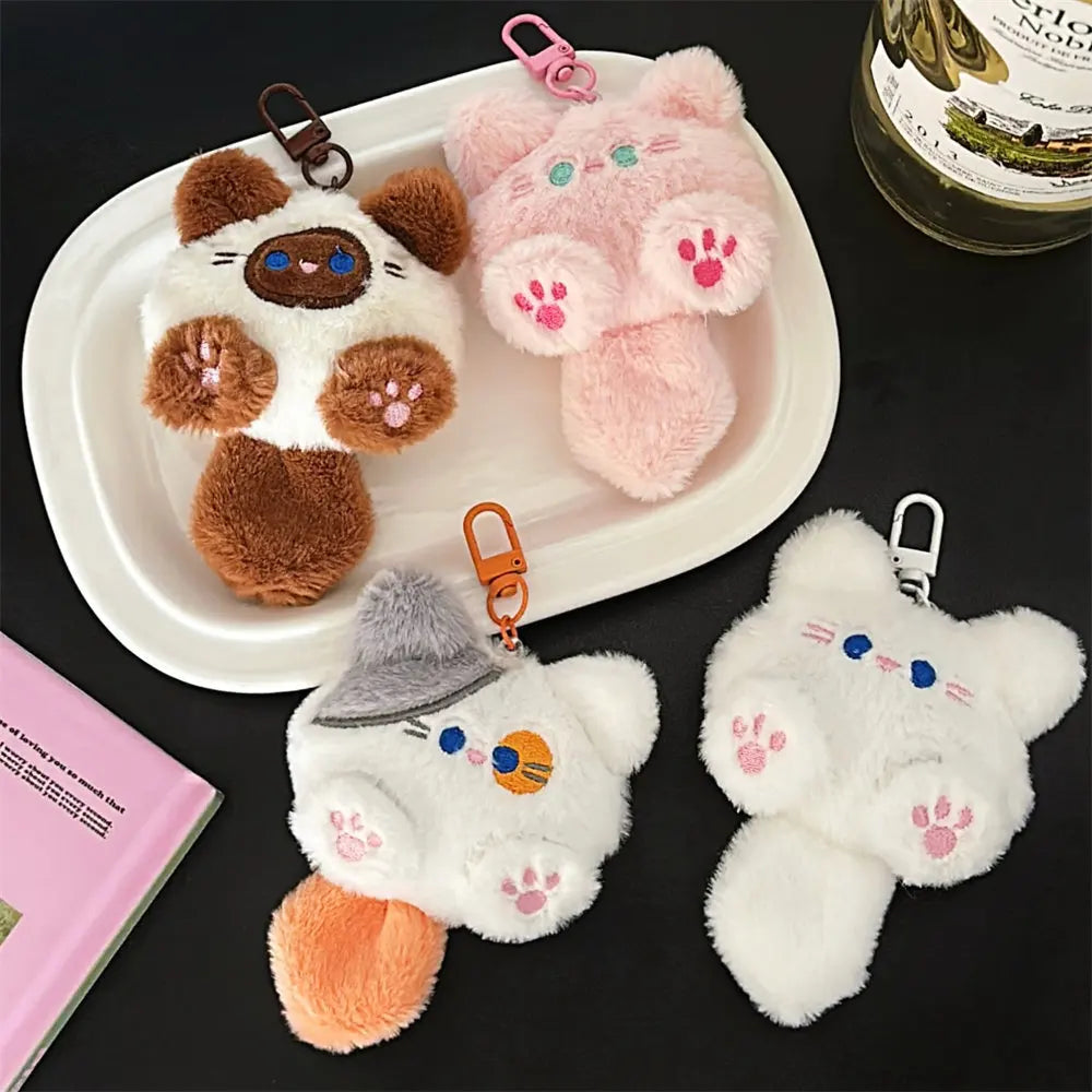 Cute Plush Cat Doll Pendant - Image 3