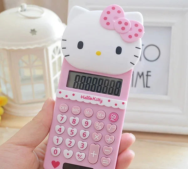 Kawaii Hello Kitty Portable Calculator – Cute Sanrio Gadget for Girls - Image 7