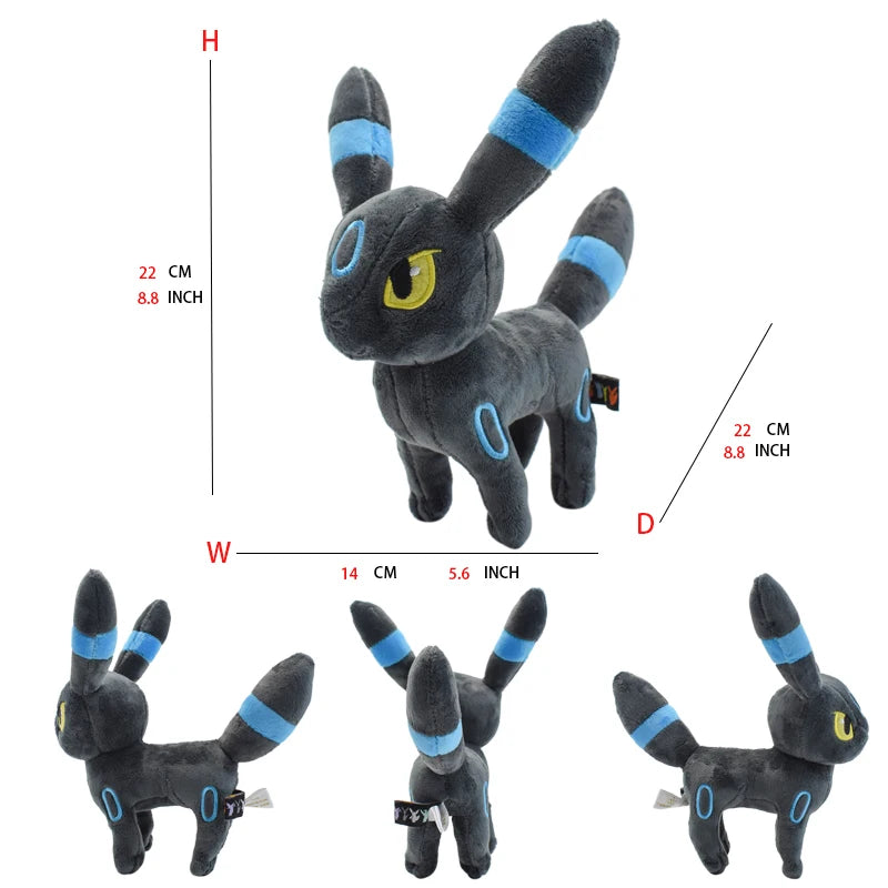 Leafeon, Vaporeon, Glaceon, Sylveon, Espeon, Umbreon Plush Toys - Image 4