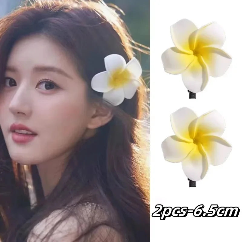 Plumeria Hair Clips – Fashionable Floral Accessories for Women and Girls - Image 8