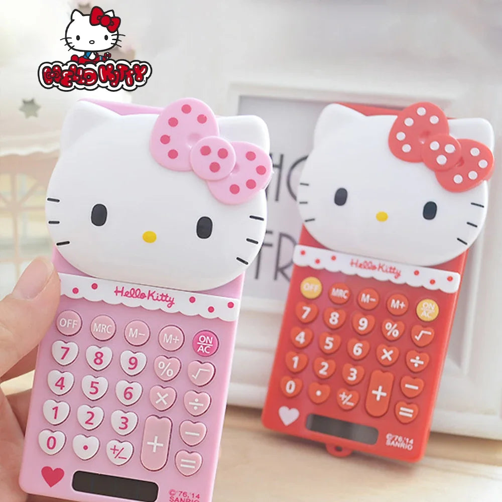 Kawaii Hello Kitty Portable Calculator – Cute Sanrio Gadget for Girls - Image 3