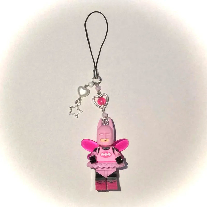 Cartoon 3D Fairy Bat Figure Keychain – Personalized Accessory - Image 9