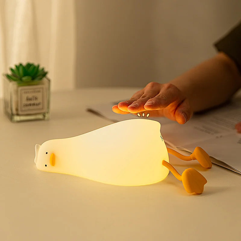 Big Face Rabbit Night Light – Cute Silicone Touch Lamp for Kids - Image 8