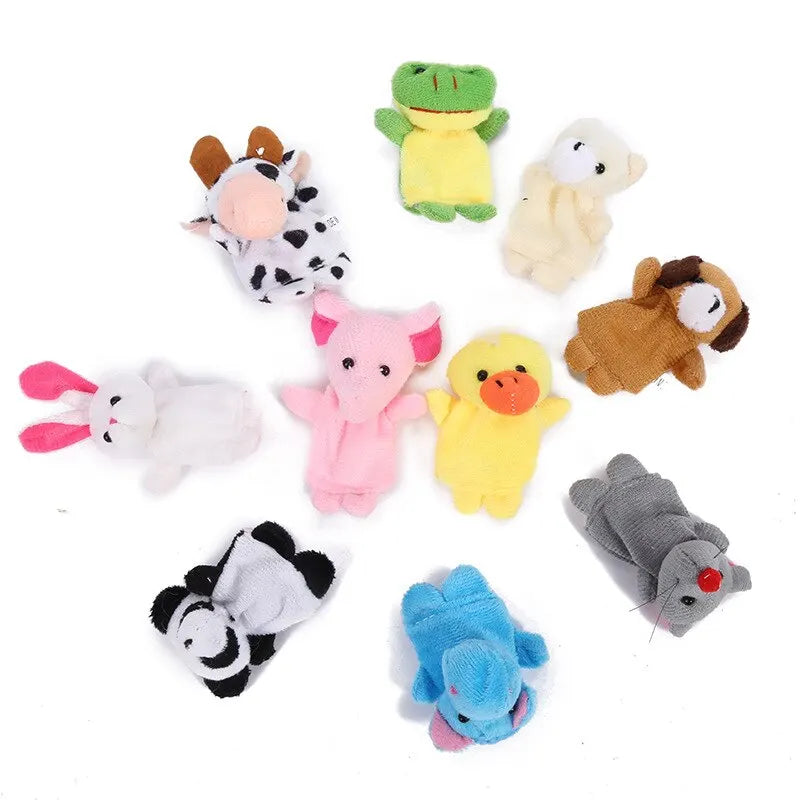 Cartoon Hand Doll Finger Puppet Set – Plush Toys for Early Education - Image 4