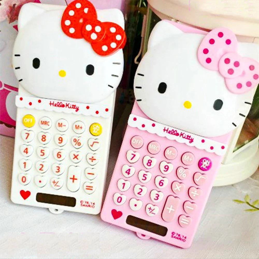 Kawaii Hello Kitty Portable Calculator – Cute Sanrio Gadget for Girls - Image 2
