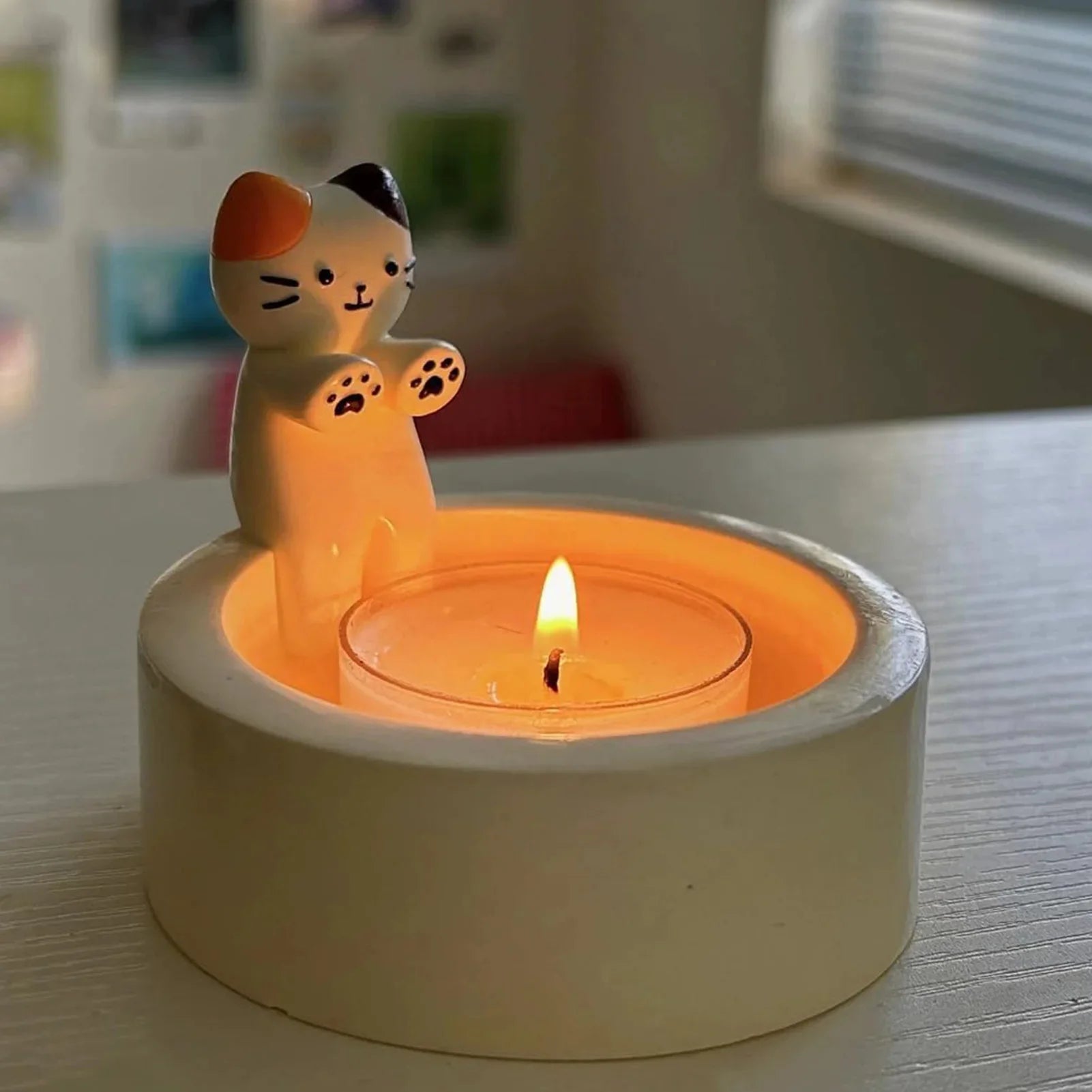 Cute Cat Candlestick - Image 3