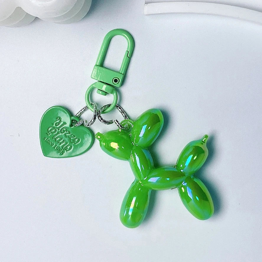 Cute Acrylic Cartoon Balloon Dog Keychains – Y2K Bag Pendant - Image 29