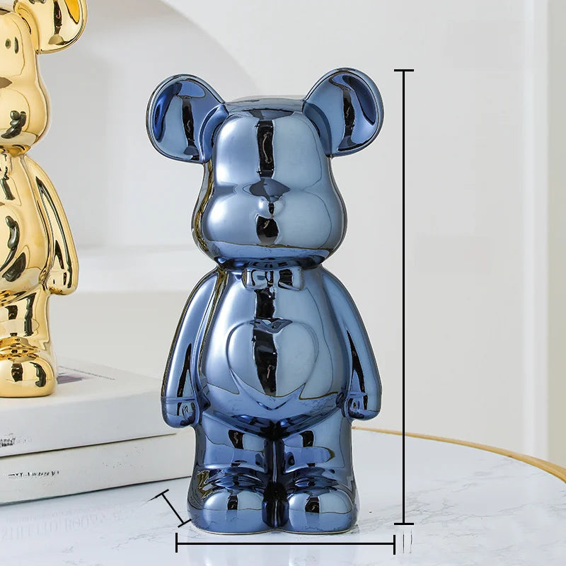 Aesthetic Bear Brick Ceramic Statue - Image 8