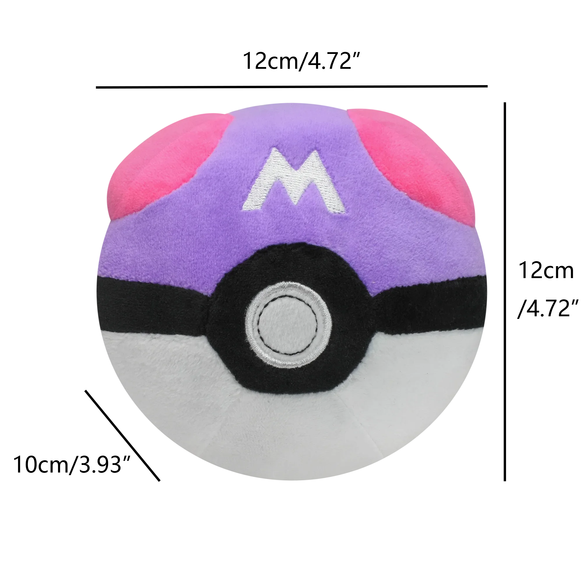 Master Ball, Great Ball, and Ultra Ball Plush Toys – Soft Stuffed - Image 5