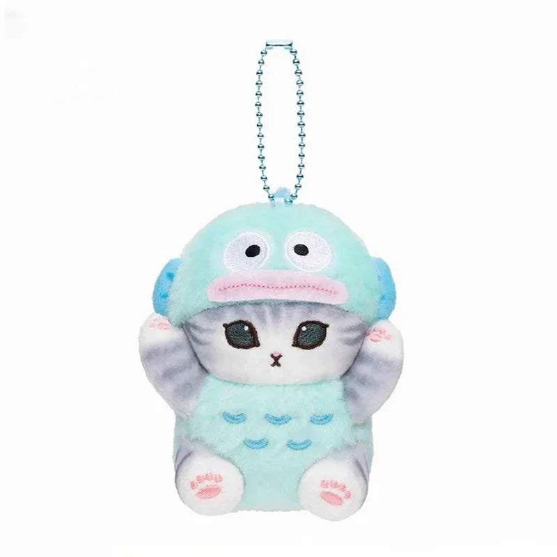 Kawaii Mofusand x Sanrio Plush Keychain – Adorable Backpack Pendant - Image 8