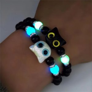 Matching Luminous Cat Bracelets