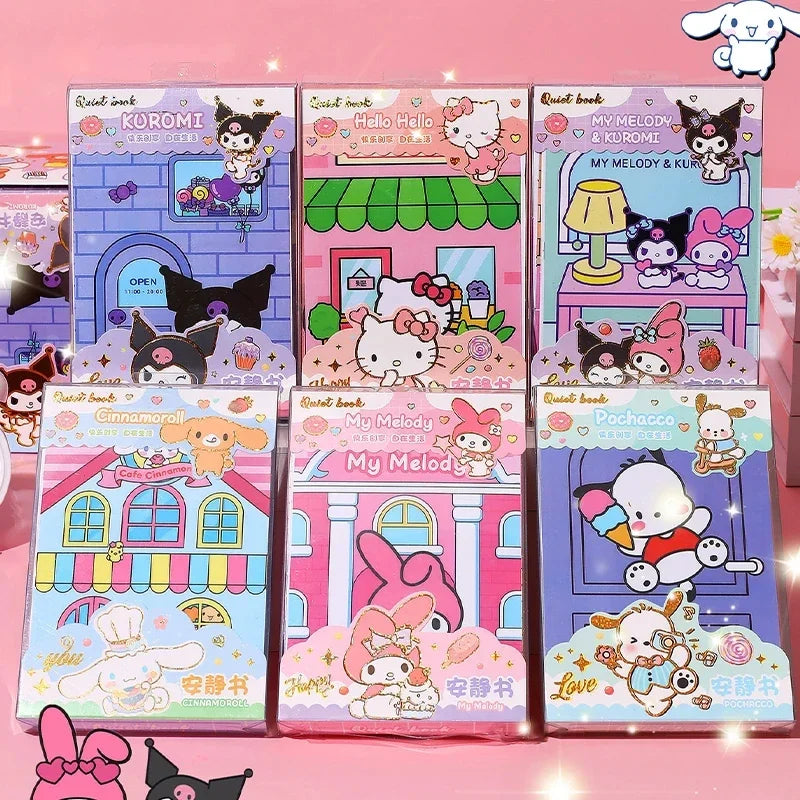 Hello Kitty & My Melody DIY Quiet Book – Kawaii Children's Gift - Image 6