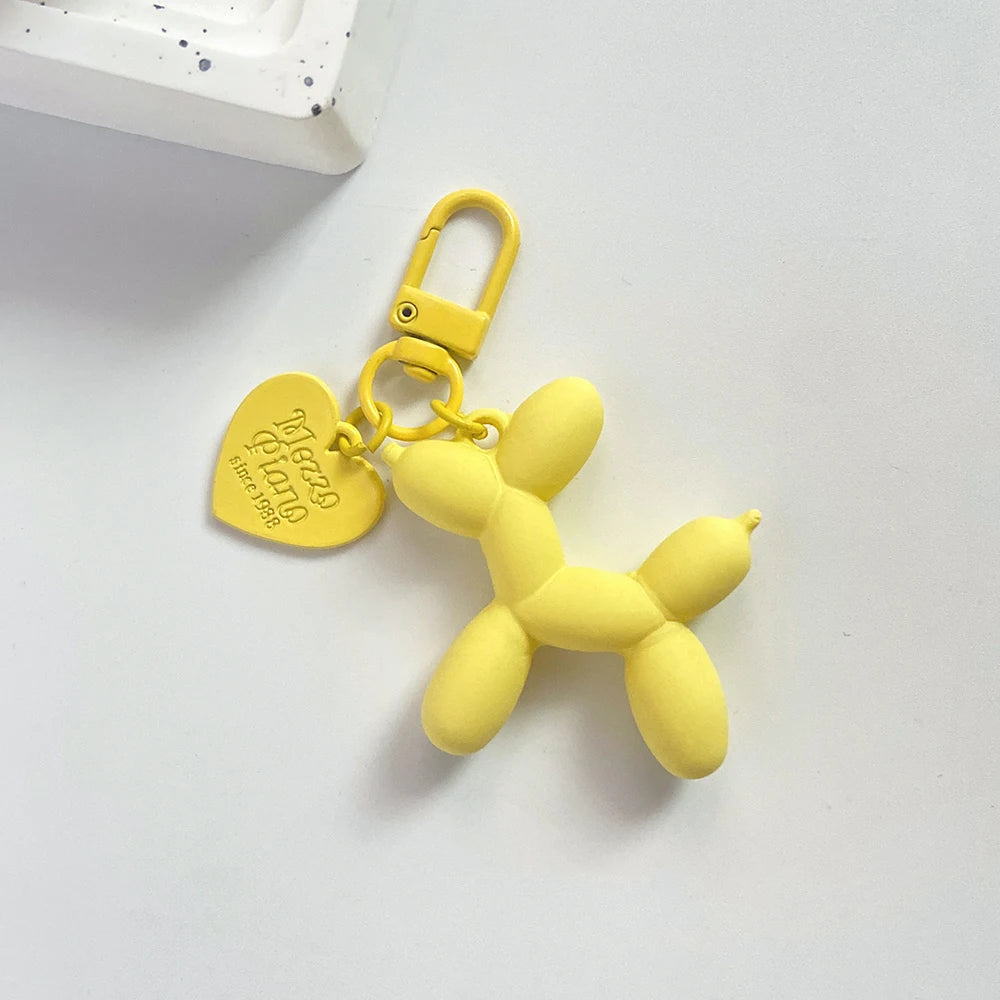 Cute Acrylic Cartoon Balloon Dog Keychains – Y2K Bag Pendant - Image 12