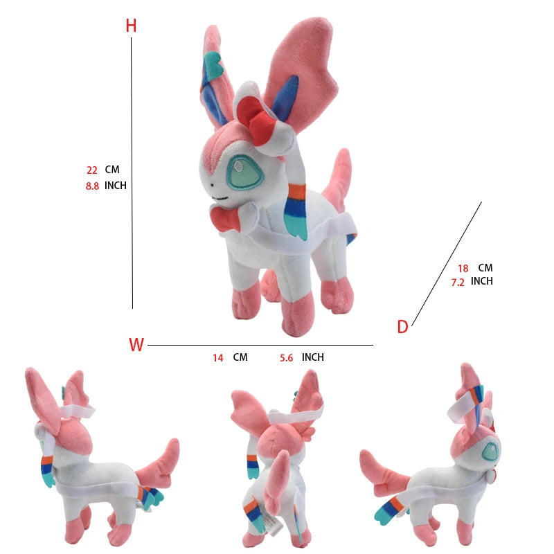 Leafeon, Vaporeon, Glaceon, Sylveon, Espeon, Umbreon Plush Toys - Image 2