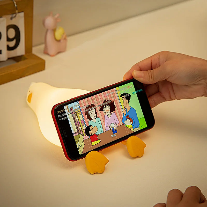Cute Silicone Duck Lying Night Light - Image 5