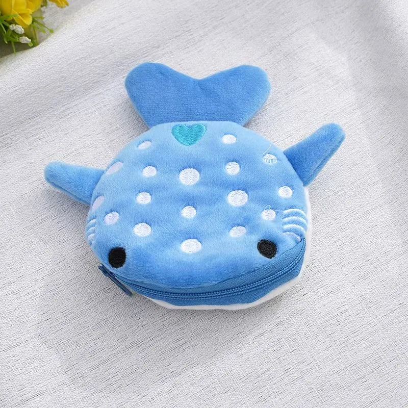 Kids’ Fashion Plush Bag with Shark Print - Image 6
