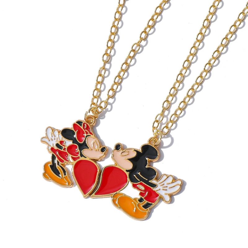 Disney Stitch Heart Necklace for Couples - Image 7