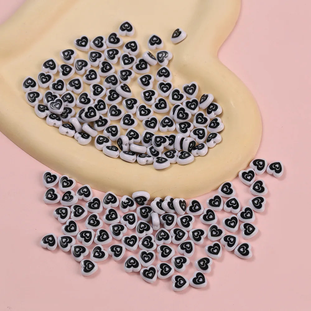 Adorn Your Creations with 10pcs I Love You Heart Beads - Image 8