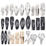 Elegant Waterdrop Shape Alloy Hair Clips Set – Perfect for Every Occasion