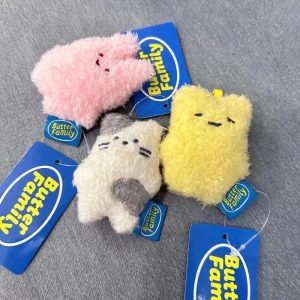 7cm Butter Rabbit Cut Plush Keychain – Adorable Anime Plush Toy