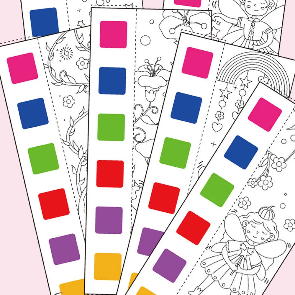 Portable Watercolor Painting Book Set – Creative Fun for Kids - Image 6