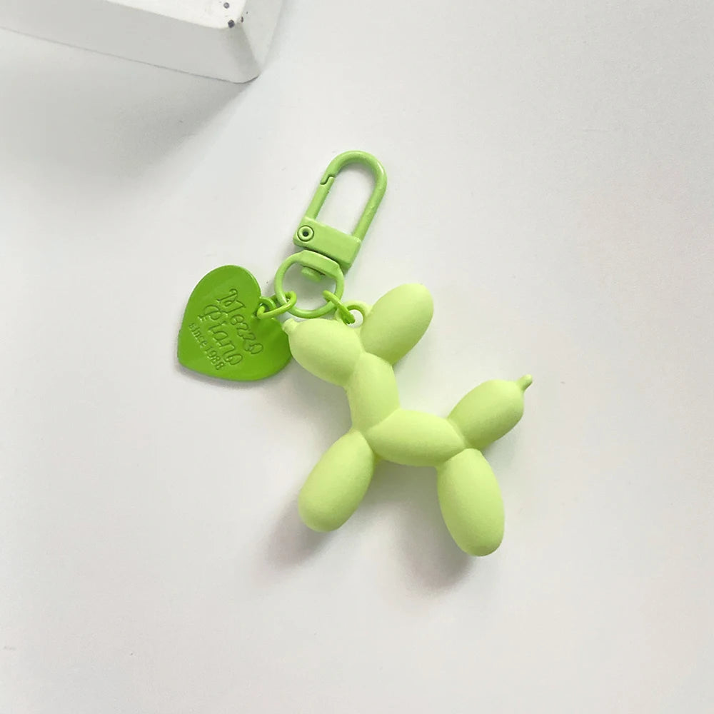 Cute Acrylic Cartoon Balloon Dog Keychains – Y2K Bag Pendant - Image 19