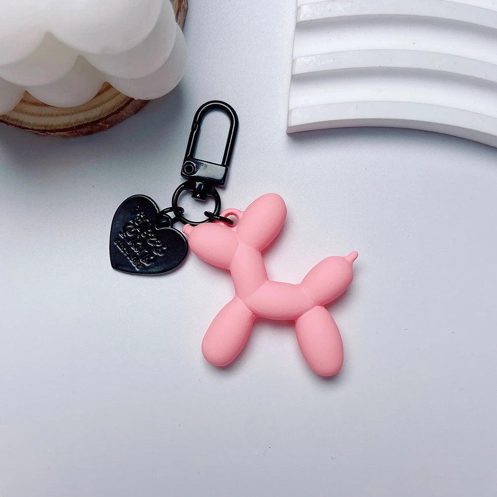Cute Acrylic Cartoon Balloon Dog Keychains – Y2K Bag Pendant - Image 27