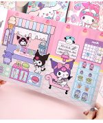 New Creative Sanrio Kuromi & My Melody 3D Sticker Book 