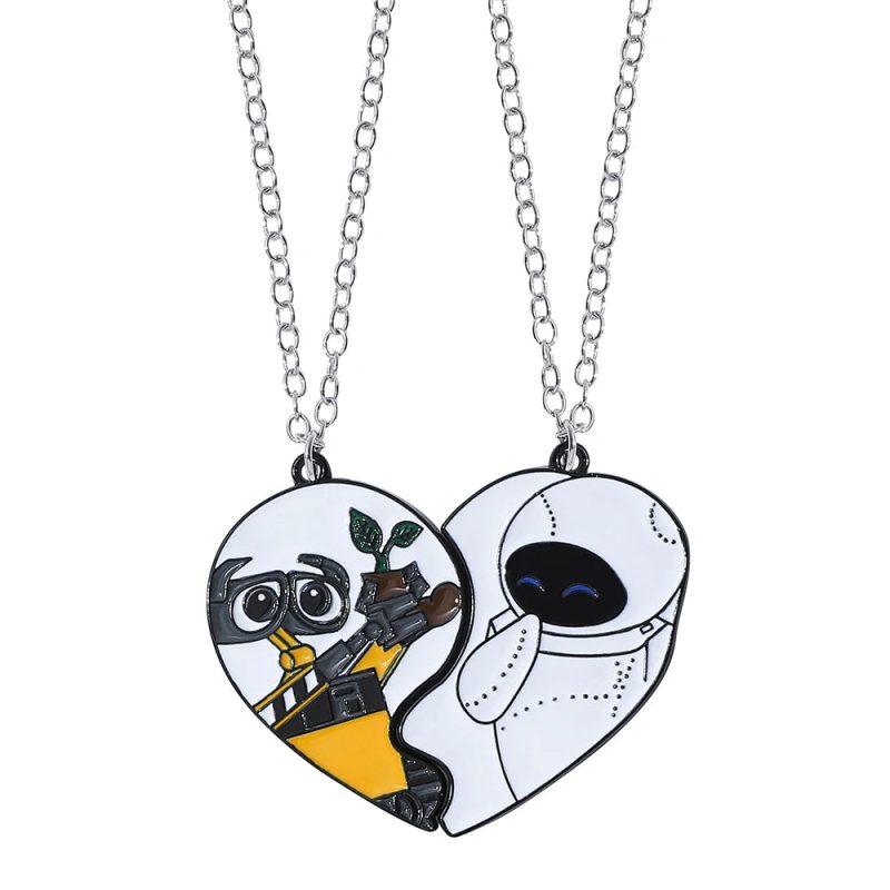 Disney Stitch Heart Necklace for Couples - Image 14