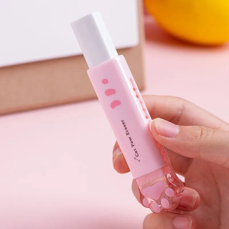 Kawaii Retractable Cute Cat Eraser - Image 4