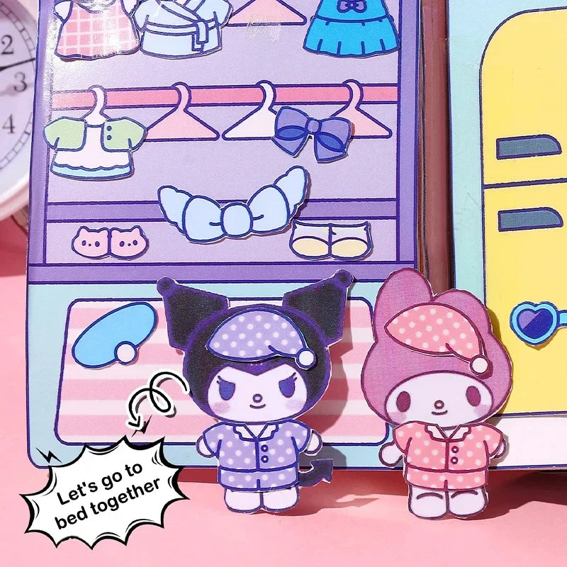 Hello Kitty & My Melody DIY Quiet Book – Kawaii Children's Gift - Image 2