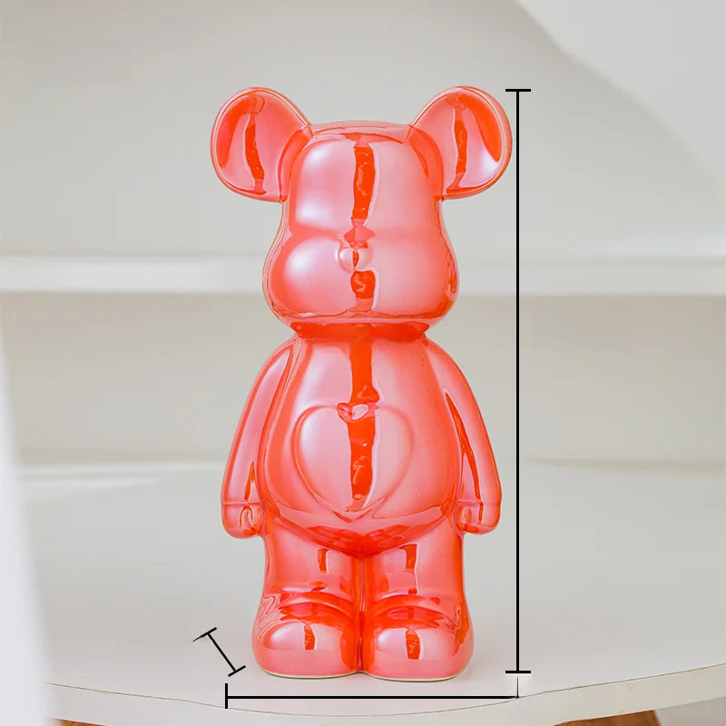 Aesthetic Bear Brick Ceramic Statue - Image 16